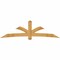 Ekena Millwork Davenport Timber Gable Bracket, Western Red Cedar, 108"W x 31 1/2"H x 6"D x 6"F, 7/12 Pitch GBW108X31X0606DAV00RWR - alternate 1